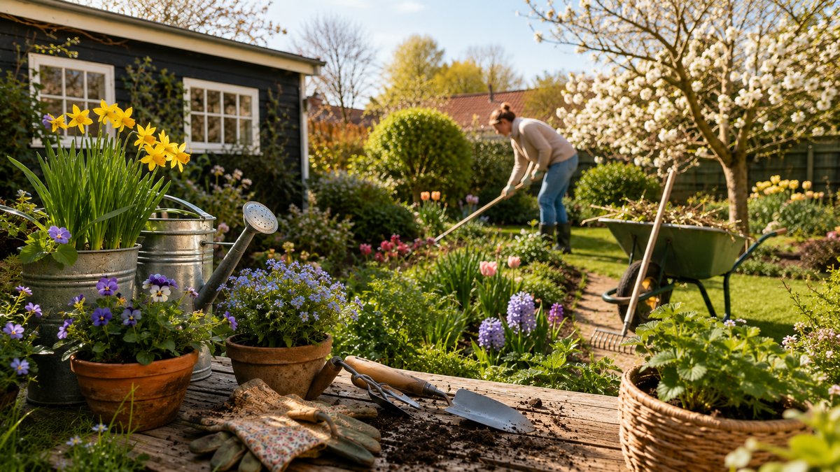 Voorjaarsklussen in de tuin