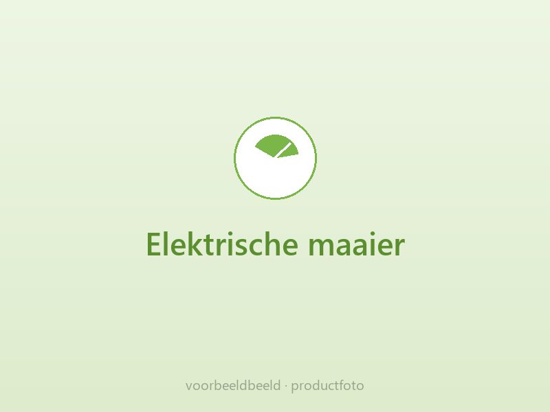 Elektrische maaier