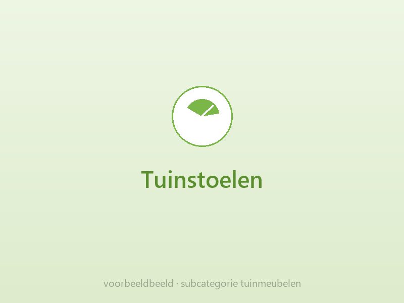 Tuinstoelen
